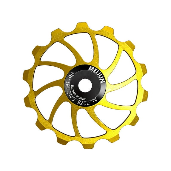 Wheel Rear Derailleur Pulley, Bicycle Rear Derailleur Pulley, Lightweight Derailleur Wheel, Wear Resistant 14T 15T 16T Ceramic Derailleur Pulley Wheel for Bikes Bicycles