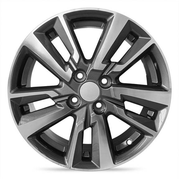 Wheel Rim For 2020-2024 Nissan Versa 16 Inch Gunmetal Steel Rim - OE Direct Replacement