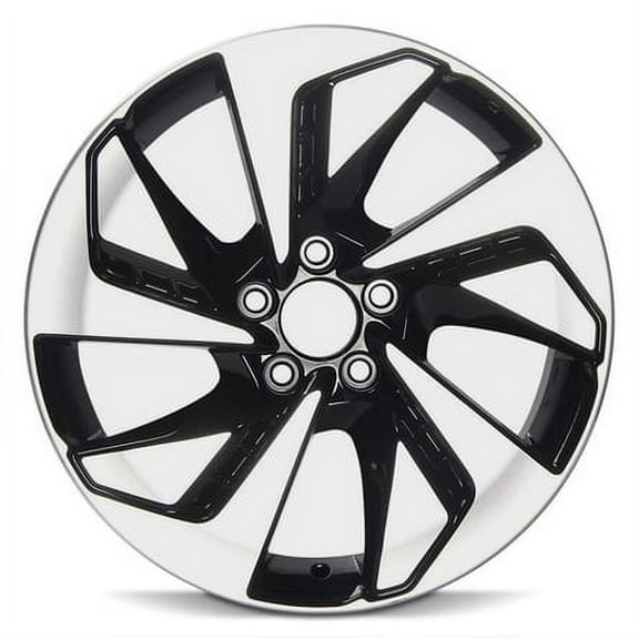 Wheel Rim For Honda CR-V 2015-2016 18 Inch Machined Black Aluminum Rim - OE Direct Replacement - Road Ready SUV Wheel