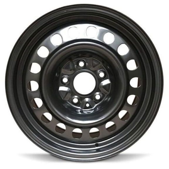 Wheel Rim For Jeep Commander 2006-2010 17 Inch Black Painted Steel Rim - OE Direct Replacement - Road Ready Car Wheel