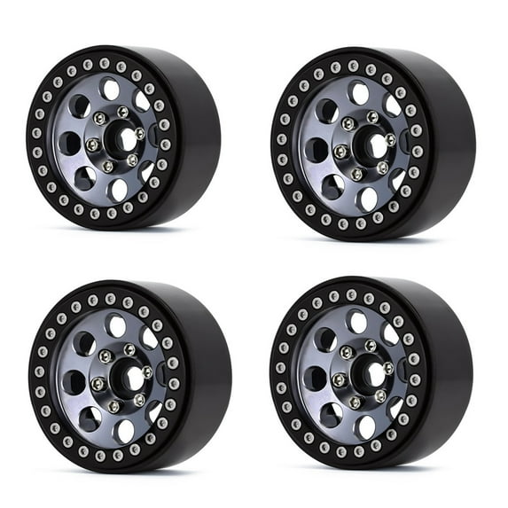 Wheel Rim,Wheel Rim Beadlock Scx10 90046 Axi03007 Hub 4pcs Scx10 Rim Beadlock 2.2in Redcat 1/10 Remote Axi03007 Redcat 1/10 Rims Hub 4pcs 2.2in Wheel Rims 1/10 Remote Car Beadlock 2.2in Wheel