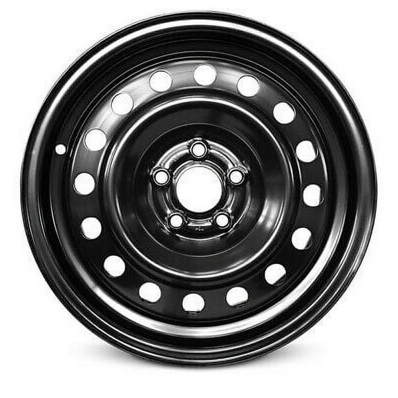Wheel Rim for 1998-1995 Oldmobile Achieva 15 in Black Steel Rim Direct Fit