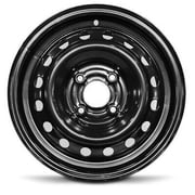 Wheel Rim for 2002-2006 Kia Magentis 15 in Black Steel Rim Direct Fit