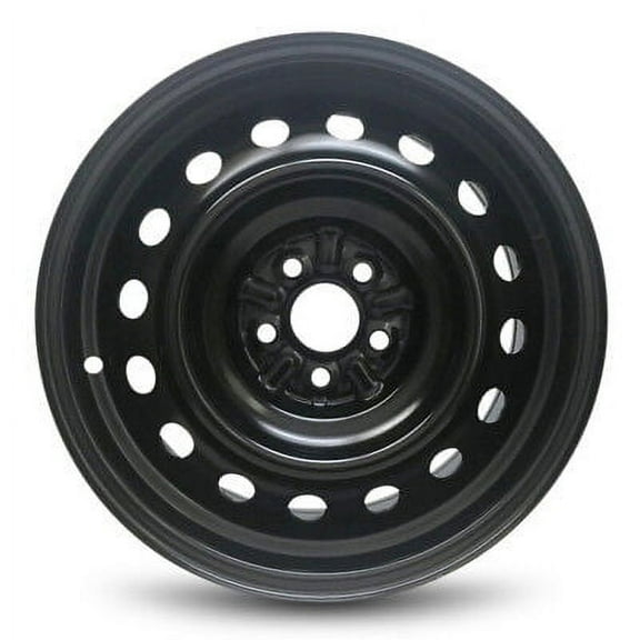 Wheel Rim for 2003-2008 Toyota Matrix 16 in Black Steel Rim Direct Fit