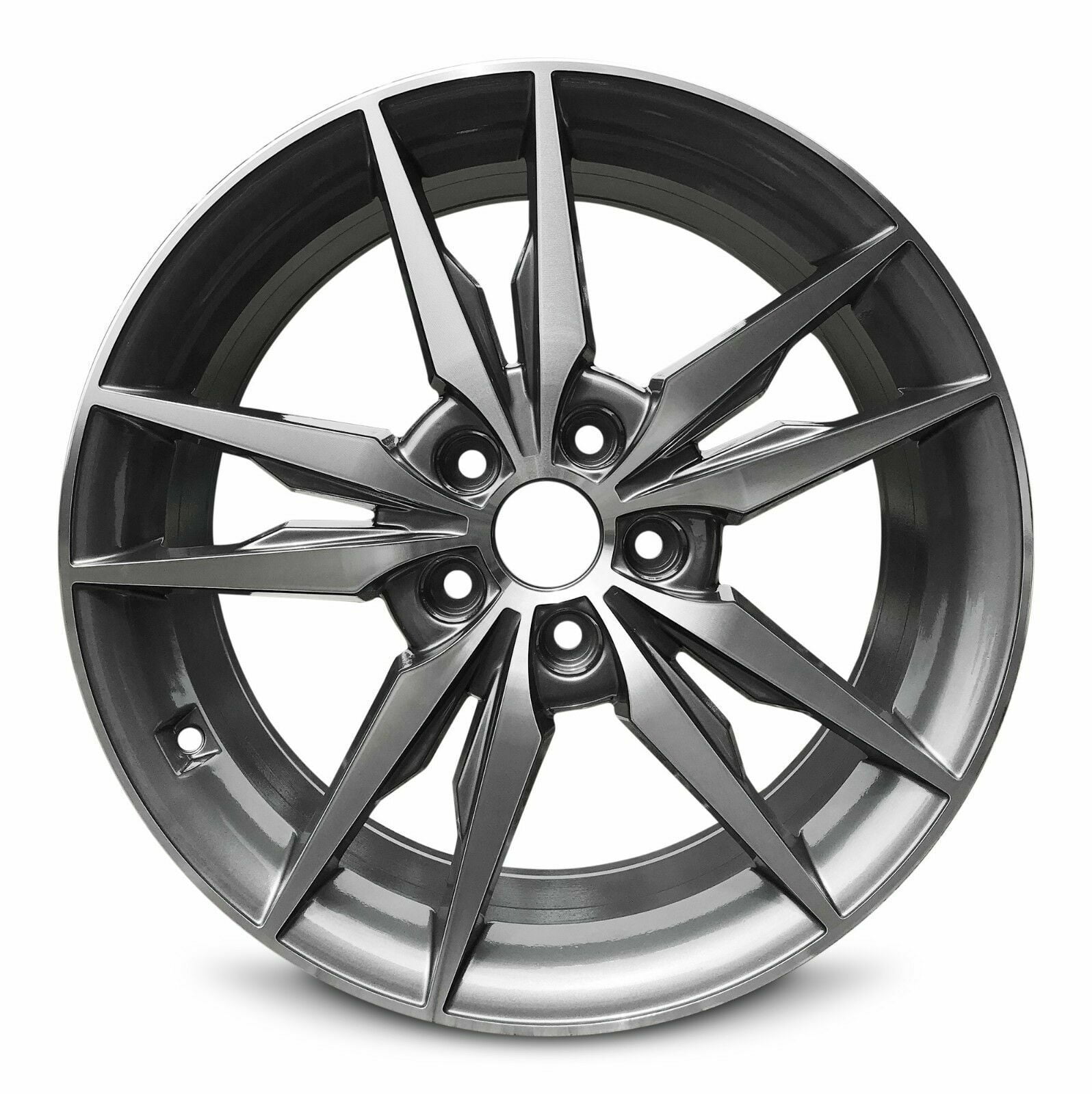Wheel Rim for 2004-2021 Hyundai Sonata 18x7.5 in Machined Face Aluminum ...