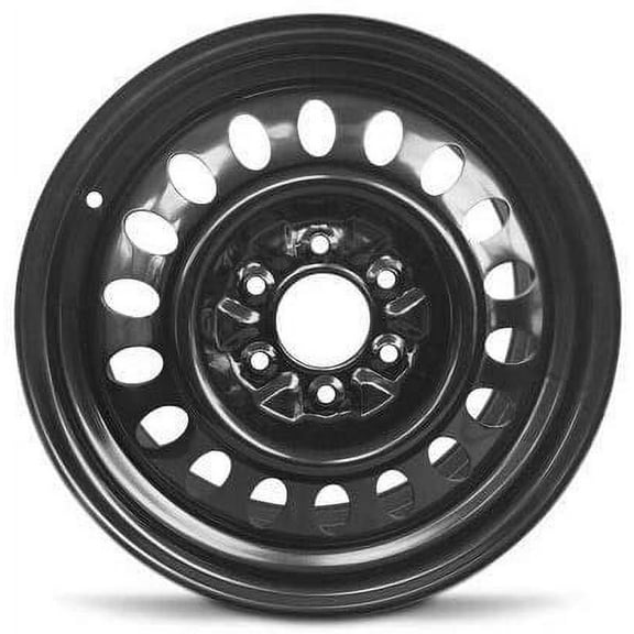 Wheel Rim for 2005-2009 Saab 9-7x 17x7 in Painted Black Steel Rim Direct Fit