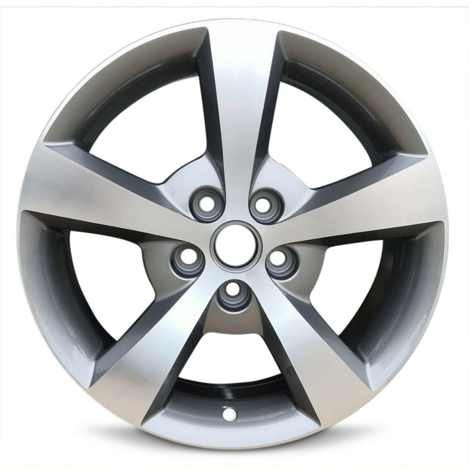Wheel Rim for 2006-2012 Chevrolet Malibu 17 in Silver Aluminum Rim Direct Fit