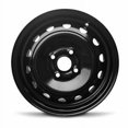 thumbnail image 1 of Wheel Rim for 2006-2012 Toyota Yaris 14 in Black Steel Rim Direct Fit, 1 of 15