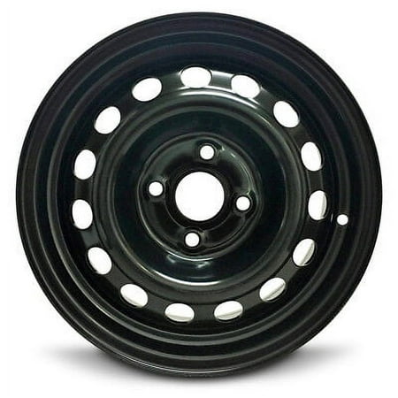 Wheel Rim for 2006-2017 Hyundai Accent 14 in Black Steel Rim Direct Fit