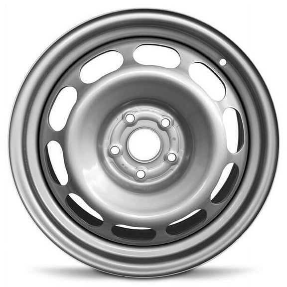 Wheel Rim for 2006-2020 Suzuki SX4 17x6.5 in Painted Silver Steel Rim Direct Fit
