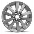 thumbnail image 1 of Wheel Rim for 2009-2010 Toyota Corolla 16 in Silver Aluminum Rim Direct Fit, 1 of 15