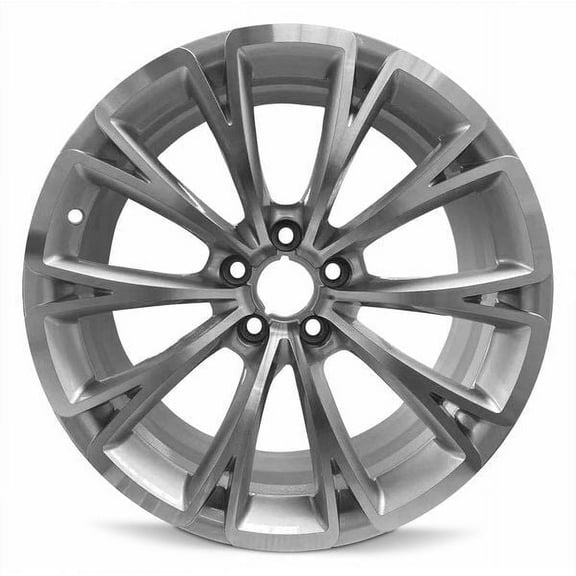 Wheel Rim for 2011-2015 Audi A8 19 in Sliver Aluminum Rim Direct Fit