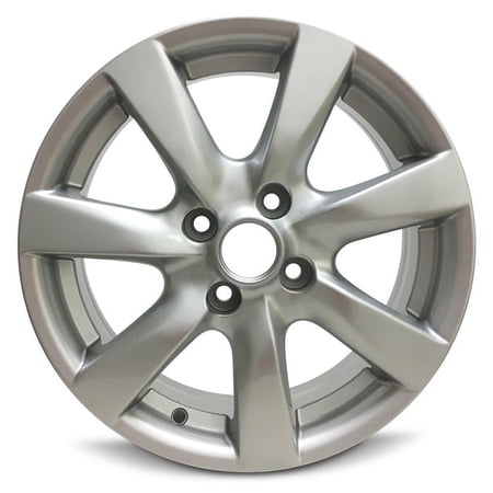 Wheel Rim for 2012-2016 Nissan Versa 15x5.5 in Painted Silver Aluminum Rim Direct Fit