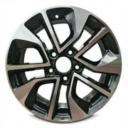 Wheel Rim for 2013-2015 Honda Civic 16 in Black Aluminum Rim Direct Fit