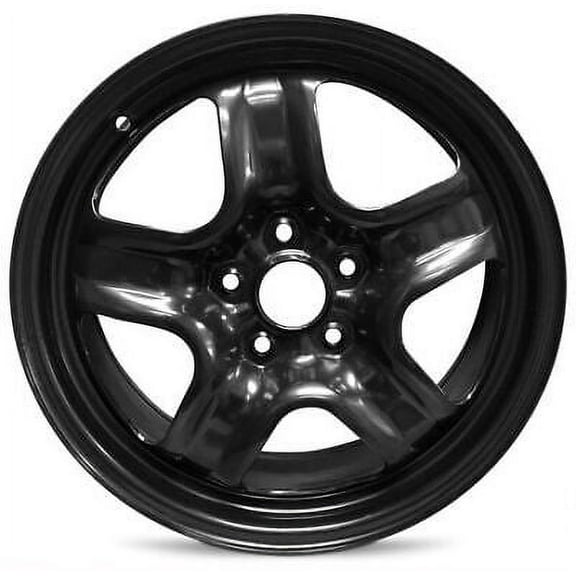 Wheel Rim for 2013-2018 Toyota Rav4 17 in Black Steel Rim Direct Fit