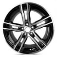 thumbnail image 1 of Wheel Rim for 2015-2018 ford Focus 18x8 in Machined Black Aluminum Rim Direct Fit, 1 of 7