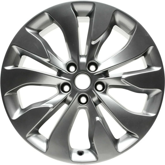 Wheel Rim for 2016-2018 Chevrolet Malibu 17 in Dark Hyper Silver Aluminum Rim Direct Fit