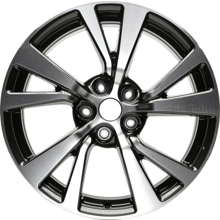 Wheel Rim for 2016-2019 Nissan Maxima 18 in Black Aluminum Rim Direct Fit