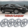 thumbnail image 1 of Wheel Rims Covers 15 inch 4 Pieces ,for 2006-2011,2013-2015 Honda Civic Compatible with Steel Wheels and Bolt On Installation Hubcaps PP Material (Lacquer), 1 of 7