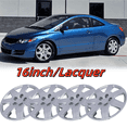 thumbnail image 1 of Wheel Rims Covers 16 inch 4 Pieces ,for 2006-2011 Honda Civic Compatible with Steel Wheels and Bolt On Installation Hubcaps ABS+PC Material (Lacquer), 1 of 7