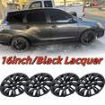 thumbnail image 1 of Wheel Rims Covers 16 inch 4 Pieces ,for 2012-2014 TOYOTA CAMRY / 2012-2014 TOYOTA CAMRY HYBRID Compatible with Steel Wheels and Snap on Installation Hubcaps PP Material (Black Lacquer), 1 of 7