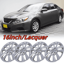 Wheel Rims Covers 16 inch 4 Pieces ,for 2013-2018 Nissan Altima Sedan Compatible with Steel Wheels and Snap On Installation Hubcaps PP Material (Lacquer)