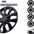 thumbnail image 1 of (Set of 4) 17 inch Hubcaps Wheel Rims Cover for 2014-2020 Nissan Rogue,Black Lacquer, 1 of 8
