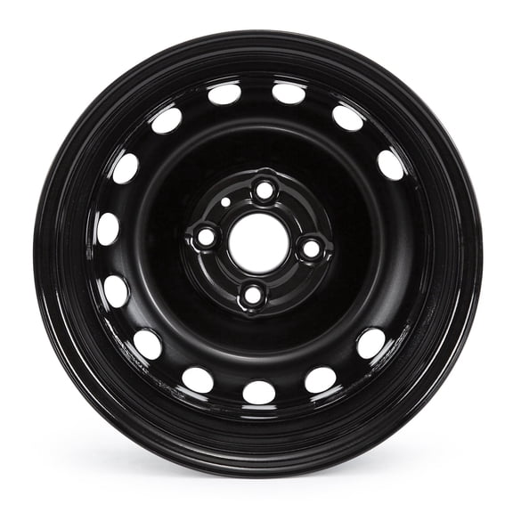 Focalmotors Steel 14" Rim 4x100mm 14x5.5 4 Lugs Black for 2006-2017 Hyundai Accent