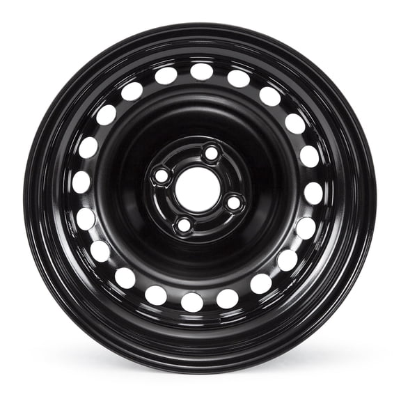 Wheel Rims For 2011-2021 Chevrolet Spark Black Steel Rim 15x6 Inch