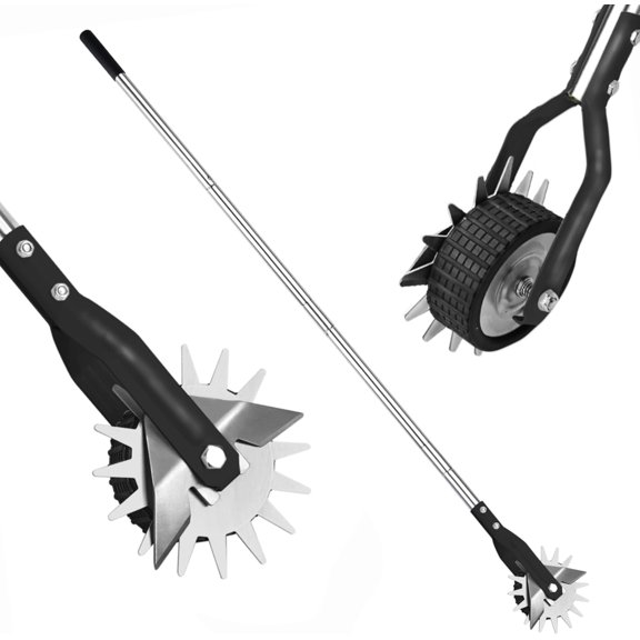 Wheel Rotary Edger, Adjustable Length Lawn Edger, Stainless Steel Lawn Tool, Lawn Tool for Manual Edger, Sidewalks, Gardens, Driveways and Flower Bed Edging