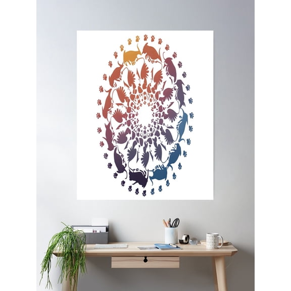 Wheel: Rustic Industrial Charm Poster Wall Art, Modern Wall Decor For Living Room Bedroom, 16x24 UNFRAMED
