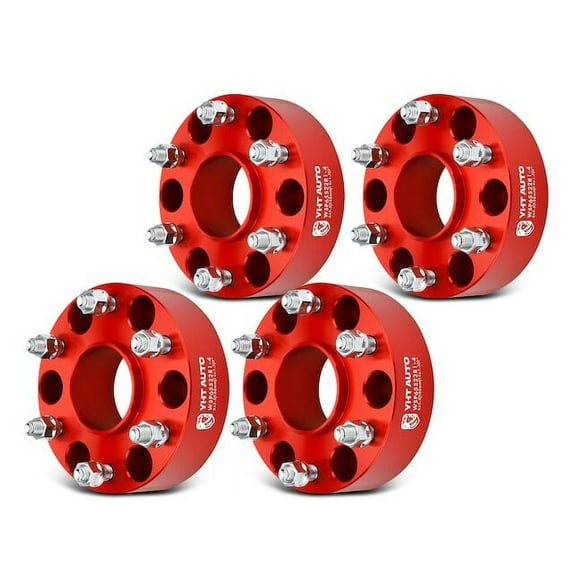 Wheel Spacer Kit 4 - Compatible with 1999 - 2021 GMC Sierra 1500 2000 2001 2002 2003 2004 2005 2006 2007 2008 2009 2010 2011 2012 2013 2014 2015 2016 2017 2018 2019 2020