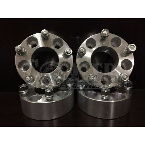 Wheel Spacers 1.5" Aluminum Adapter Set 4 Hub 5 Bolt 5x5 Fit Jeep Wrangler 07-15