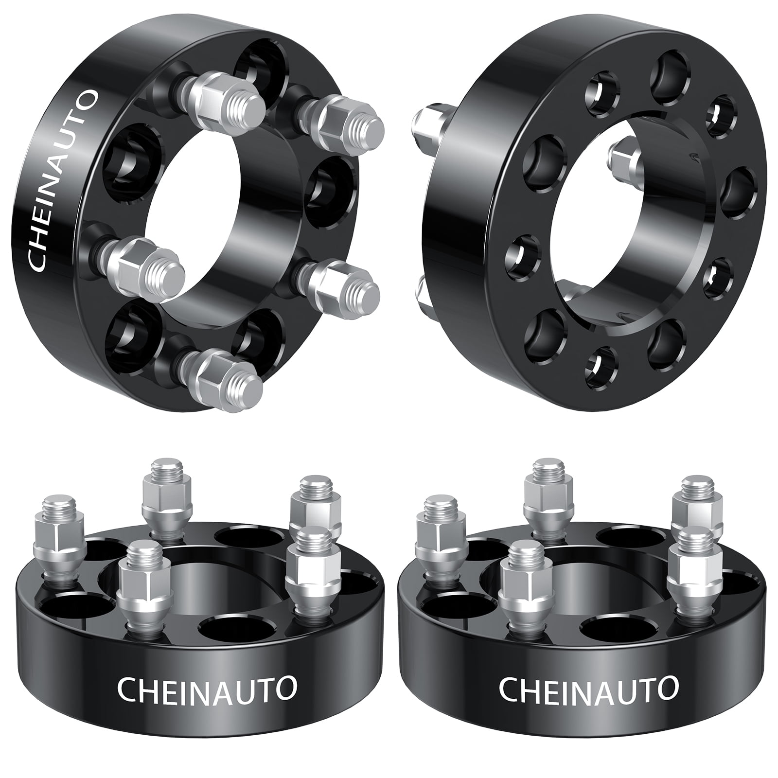 6x5.5 Wheel Spacers Compatible With Chevrolet Cadillac GMC, 1.5