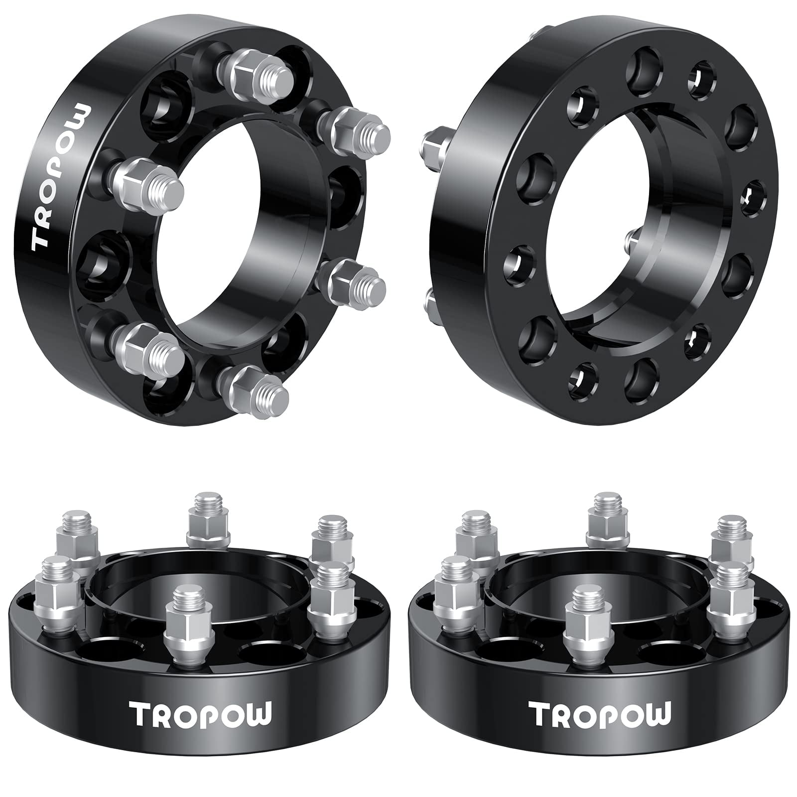 6x5.5 Wheel Spacers Compatible With Chevrolet Cadillac GMC, 1.5