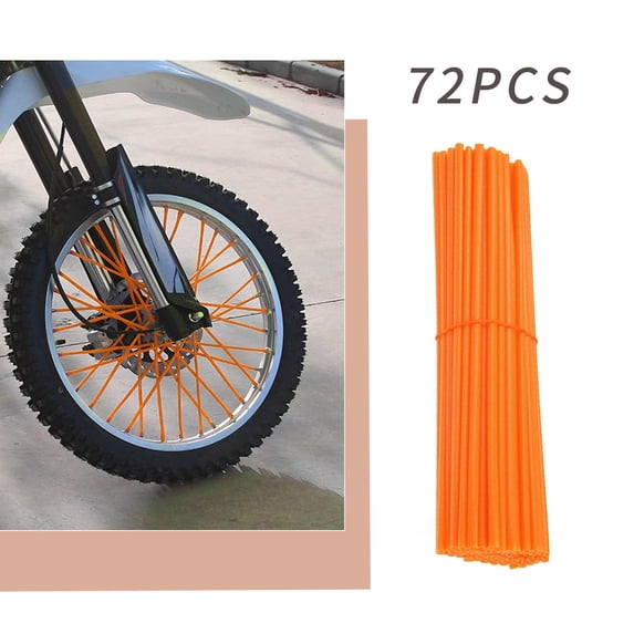 Wheel Spoke Decoration, Colorful Bicycle Sleeve Set, Universal Motorcycle Accessory for Styling, Durable Protective Covers for Spokes, Easy Installation for Personalized Bike Wheels, by UKHCCC
