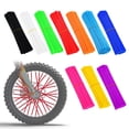 thumbnail image 1 of Wheel Spoke Decoration Sleeves Set 72pcs | Universal Plastic Spoke Covers for Bicycle Motorcycle Wheels | 9.45in Length | Lightweight, Durable, Easy Install | Personalize with Multiple Color Options, 1 of 6