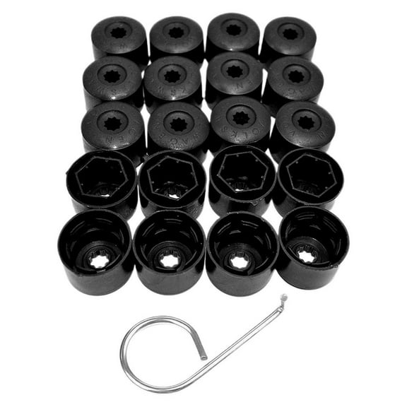 Wheel Stud Plug Set - 20 Pieces with Extraction Tool - ABS Plastic - Fits Various Models 1999-2015