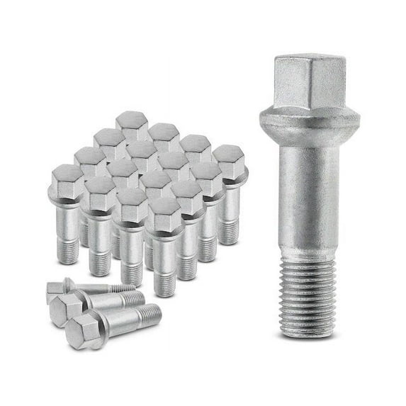 Wheel Stud Set 20 - Compatible with 2008 - 2016 Mercedes-Benz GL550 2009 2010 2011 2012 2013 2014 2015