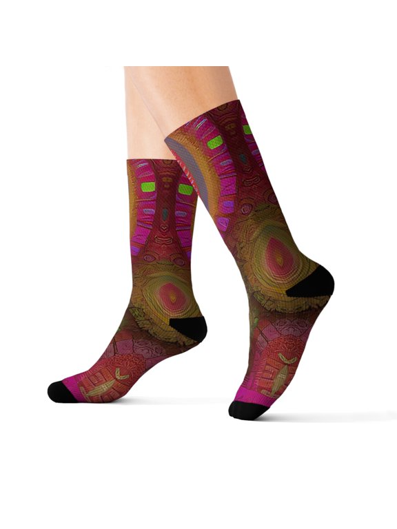 'Wheel' Sublimation Socks
