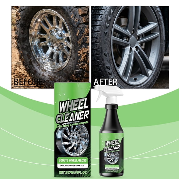Wheel And Tire Cleaner, Alloy Wheel Cleaner Spray, Brake Dust Remover, Tire Shine And Cleaner, Car Wheel Hub Cleaner, Wheel Cleaning Spray, Tire Care Cleaner