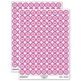 thumbnail image 1 of Wheel Tire Icon 200+ Round Stickers - Hot Pink - Matte Finish - 0.50" Size, 1 of 3
