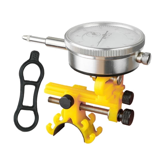 Wheel Truing Stand, Bike Tire Truing Stand, Durable Bike Wheel Repair Tools, Calibration Stand for , Mountain Bike Yellow With Gauge