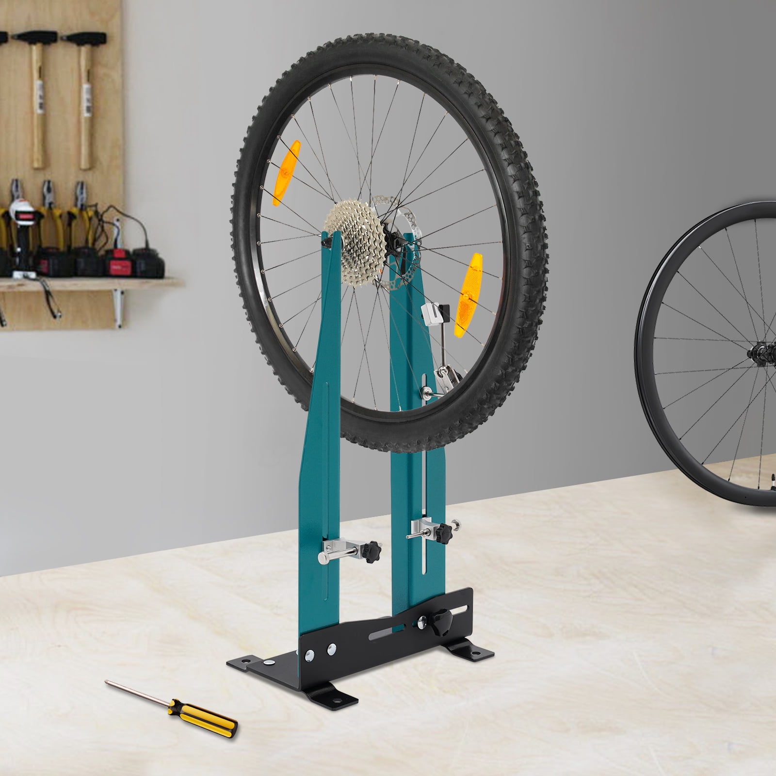 Bike Trailer Bike Wheel Professional Truing Stand, Bicycle Wheel