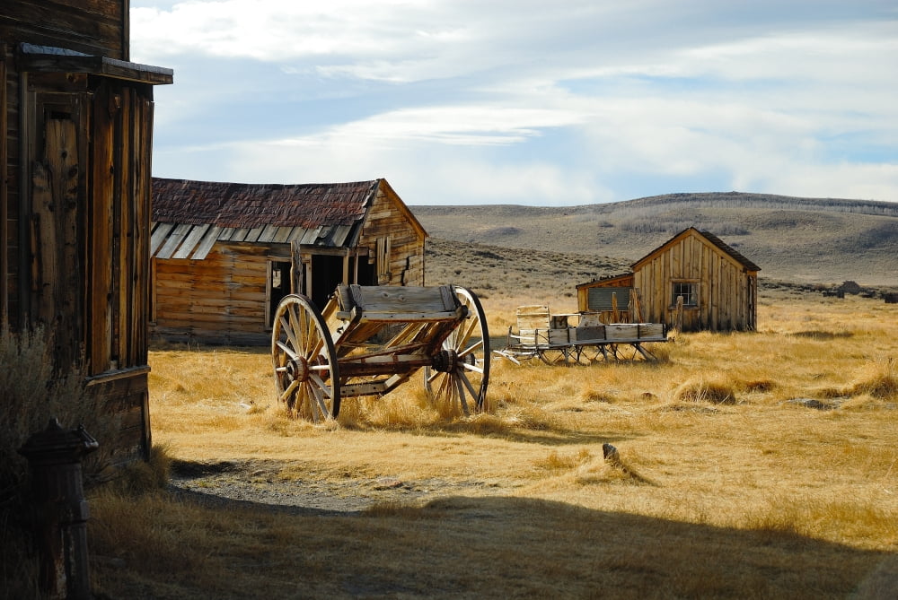 Wheel and Sled Canvas Art - Jerome Andrews (24 x 36)
