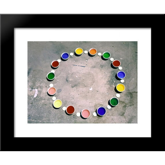 Wheel of Delights 20x24 Framed Art Print by Pape, Lygia