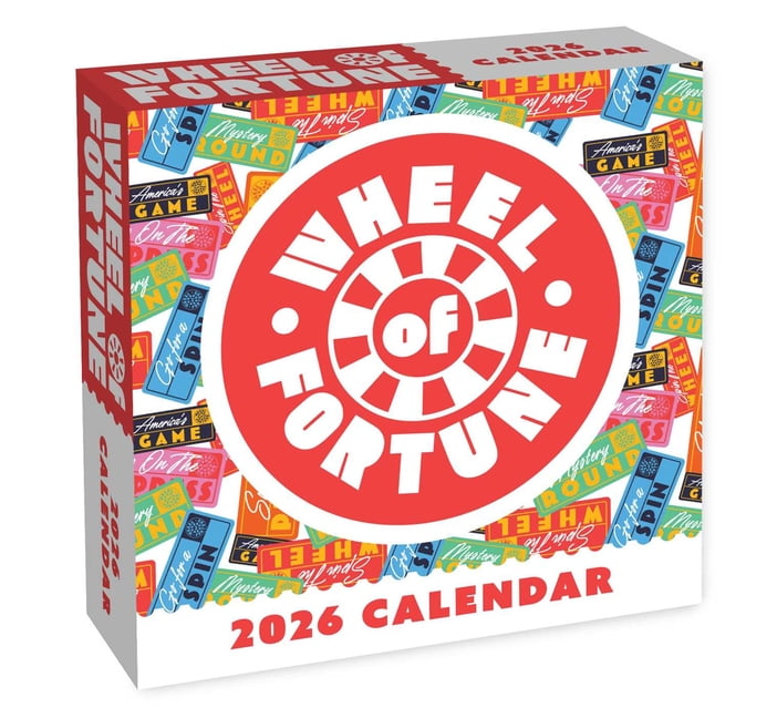 Wheel of Fortune 2026 Day-To-Day Calendar, (Paperback) - Walmart.com