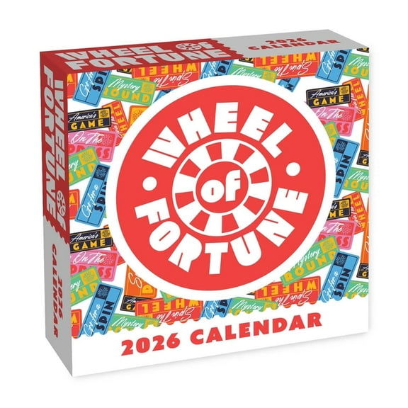 Wheel of Fortune 2026 Day-To-Day Calendar, (Paperback)