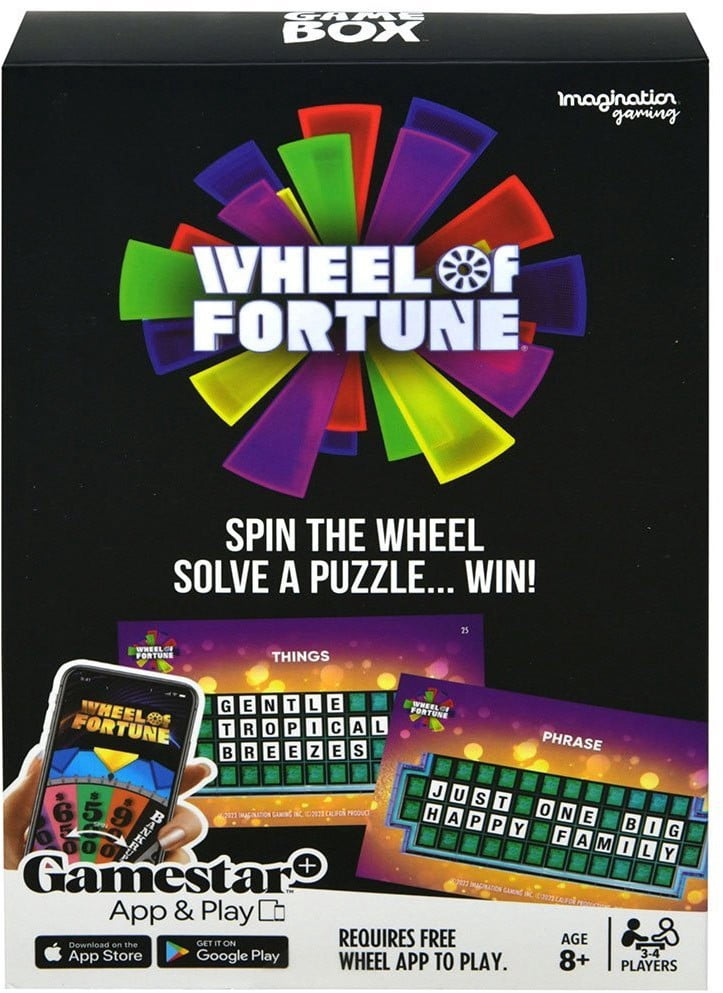 Wheel of Fortune Family Game Box - Walmart.com