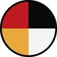 thumbnail image 1 of Wheel of Life Rug in Multi - Round  7 ft. 7 in., 1 of 1